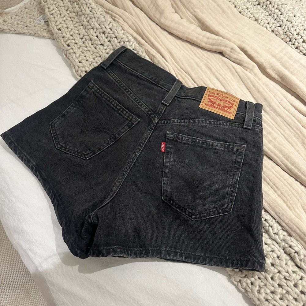 Levi's Women's Black Denim Shorts
